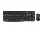 Logitech Desktop MK120 USB, Keyboard + Mouse, US INT'L - EER, black